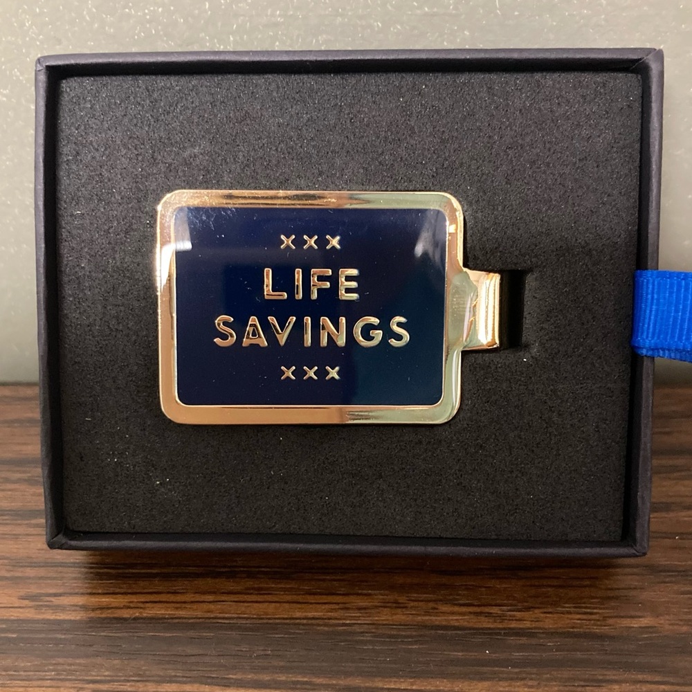 5/$15 Easy, Tiger "Life Savings" Money Clip